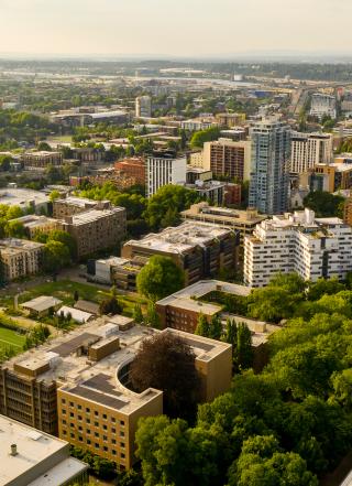 drone footage psu campus