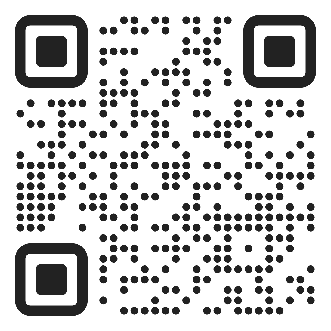 a QR code leading to the Mini-Course interest mailing list sign up