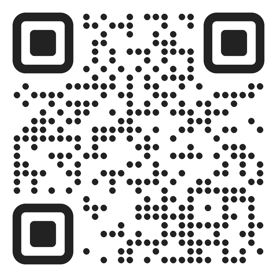 a QR code leading to the Mini-Course registration form