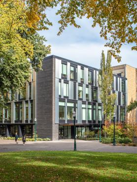 Image of two buildings across from one another