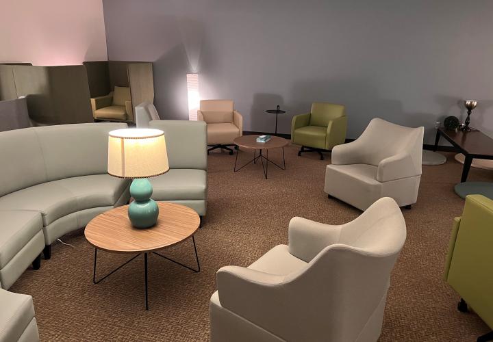 A photo of the student wellbeing lounge