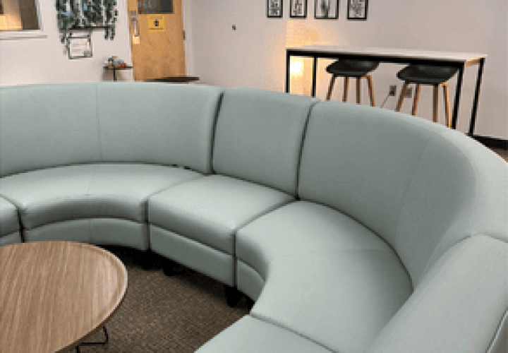 A photo of the student wellbeing lounge