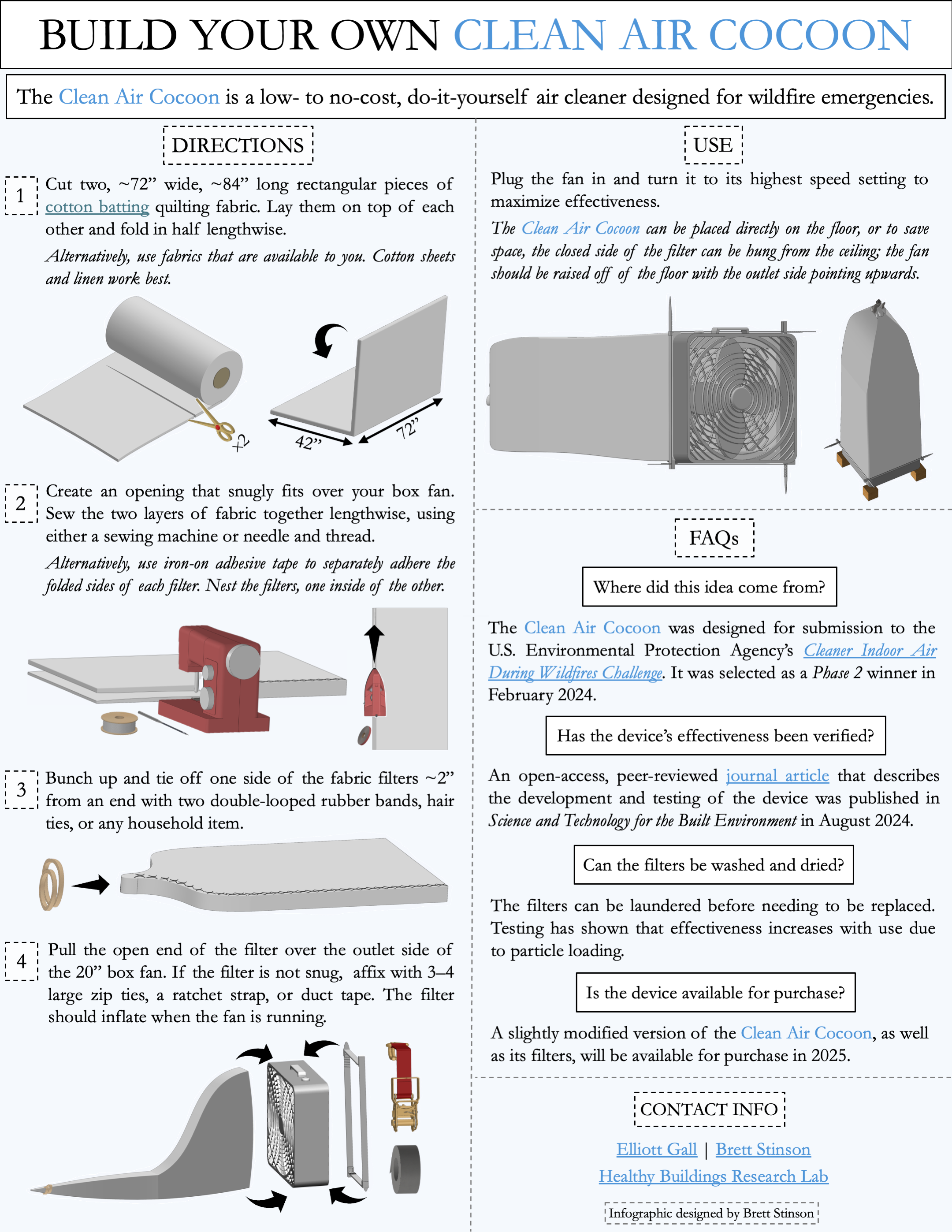 Image of instructions for bulding a do it yourself air cleaner