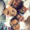Children standing in a circle