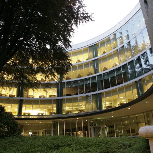Portland State University Library building exterior