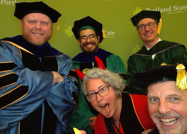 Honors Faculty at Graduation