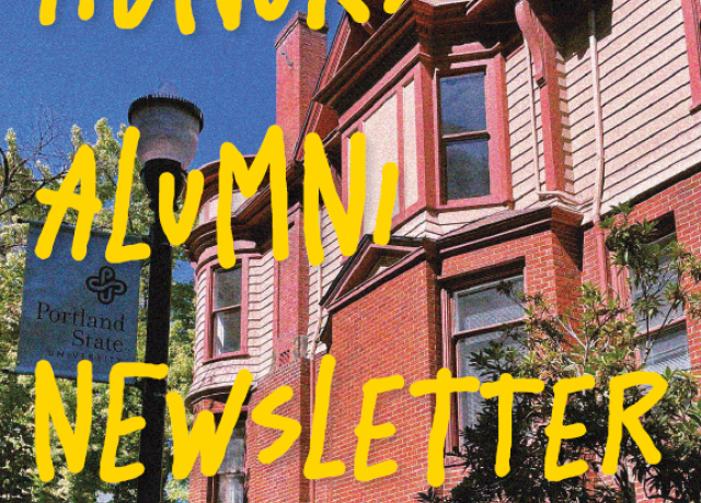 2026 Alumni Newsletter Cover photo of the Honors House