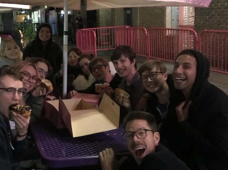 PSU honors students working together