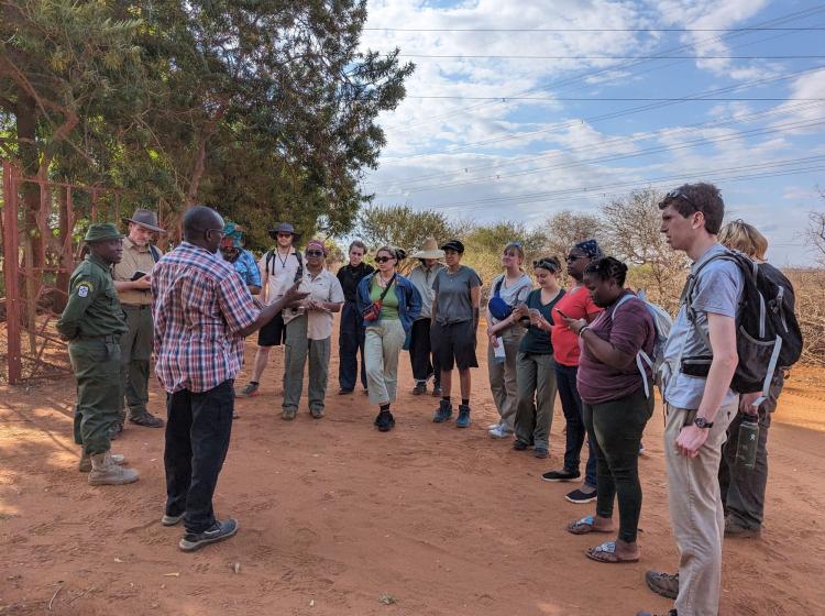Kenya students at a lecture