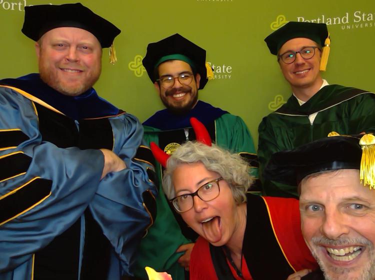 Honors College Faculty at Graduation