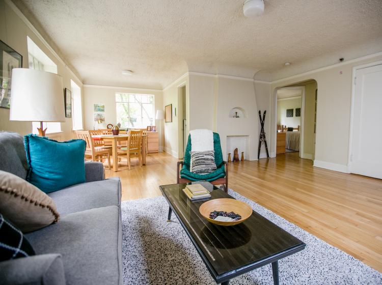 Living Room of Furnished Quad