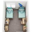 3D Floor Plan of Broadway Furnished Studio