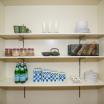 Shelving in studio suite kitchenette