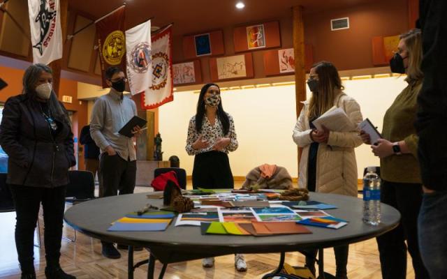 Photo of Indigenous Students and Facutly