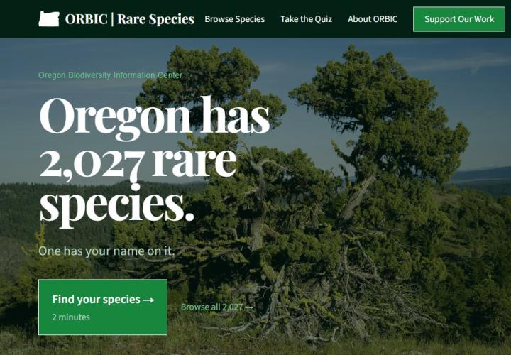 Oregon has over 2,000 rare species. One has your name on it.