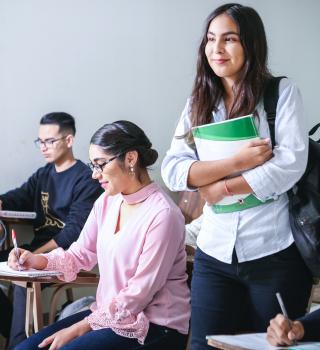 Students in classroom