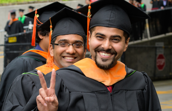 international student graduates
