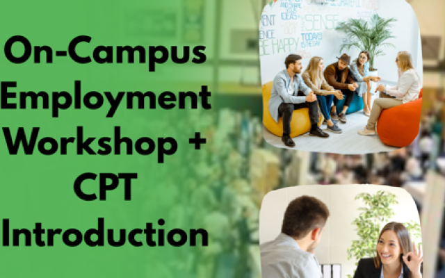 Oncampus employment workshop
