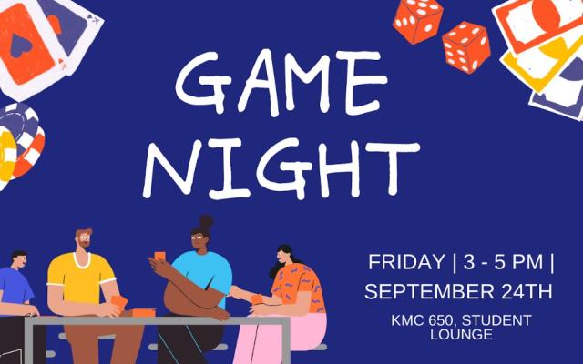 Flier for Game Night