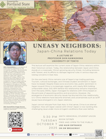 Uneasy Neighbors: Japan-China Relations Today Flyer