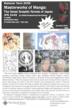 Flyer thumbnail for JPN 344U: Masterworks of Manga