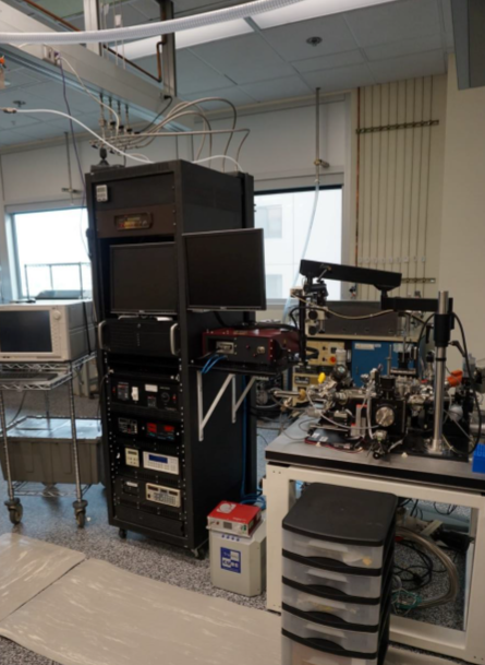 custom-designed electrical probe station