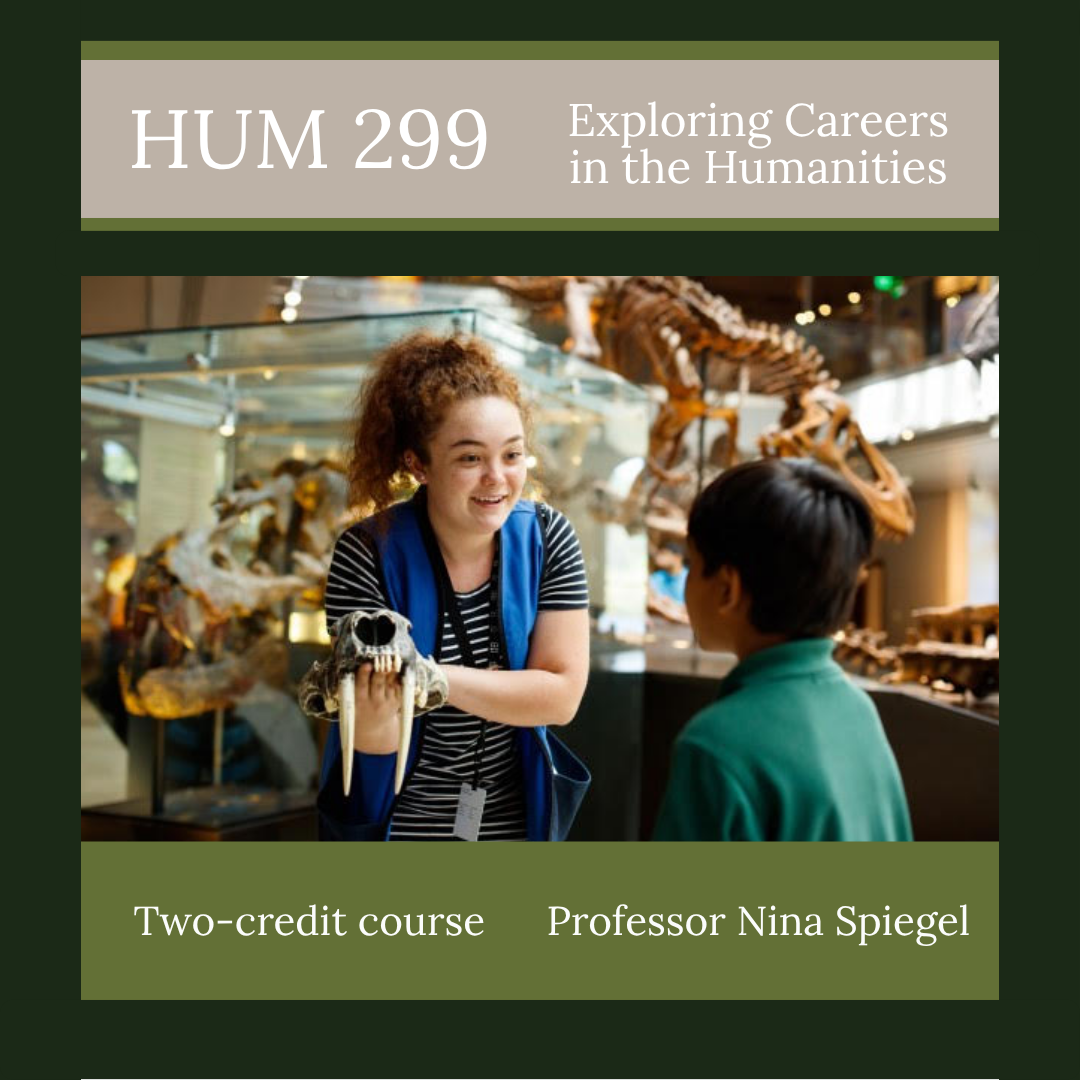 Museum staff engages young student