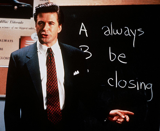 Alec Baldwin from Glengarry Glen Ross