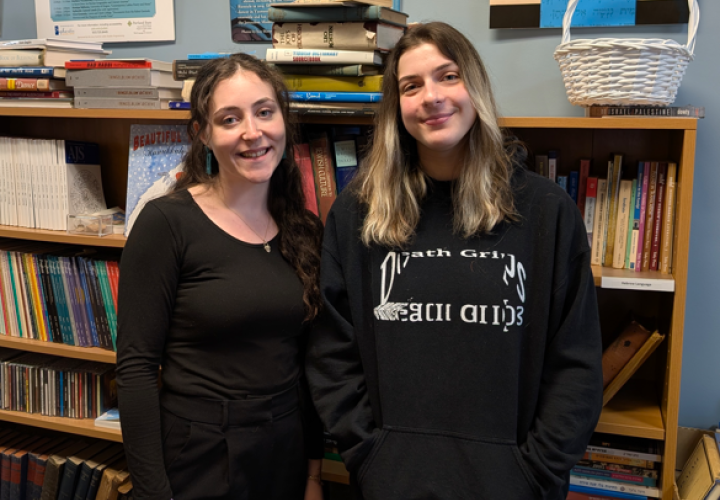 Abigail Worthley with Cece Austin 2025 scholarship recipient