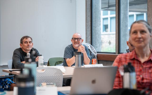 Faculty at workshop