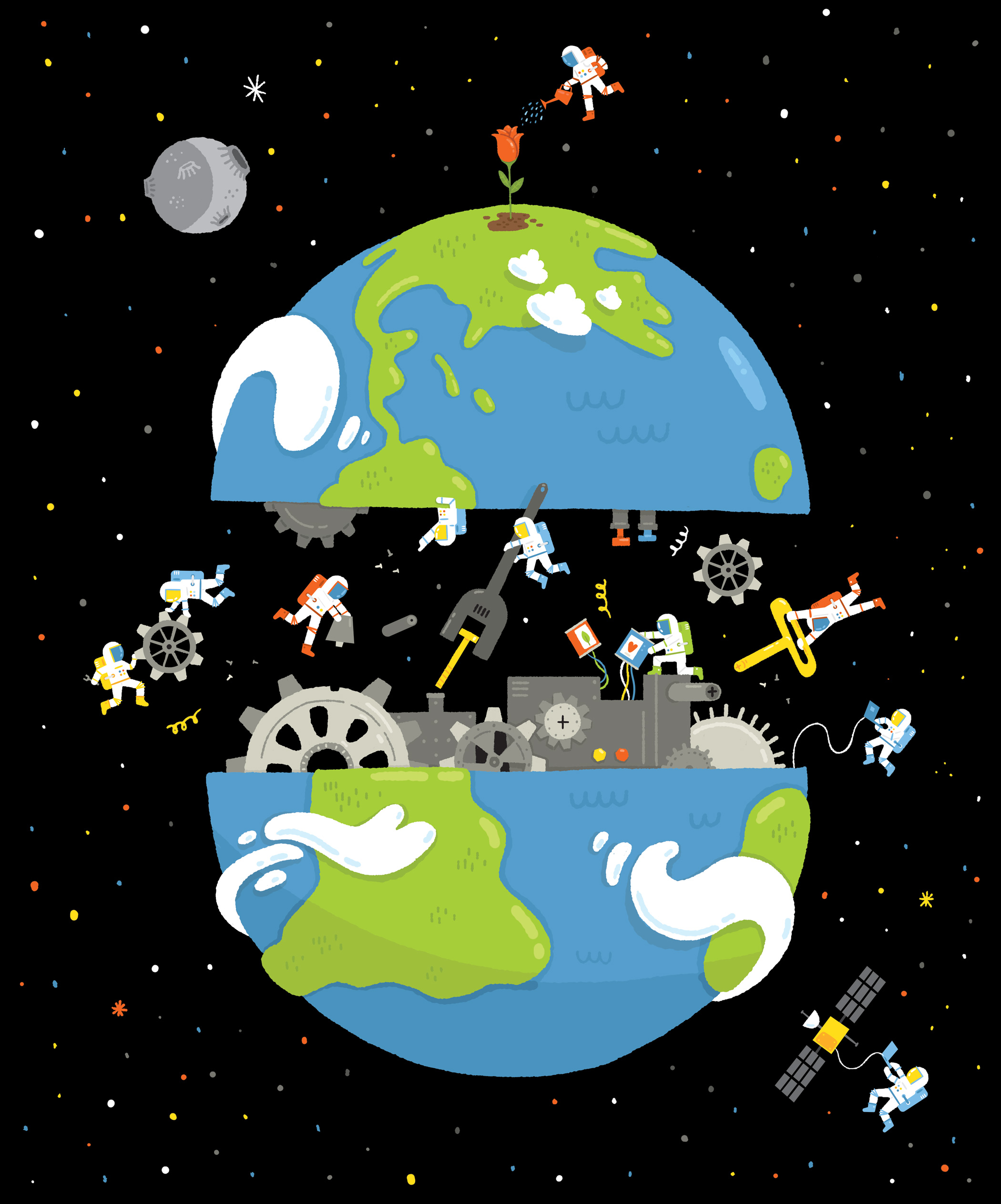 Hope starts here illustration