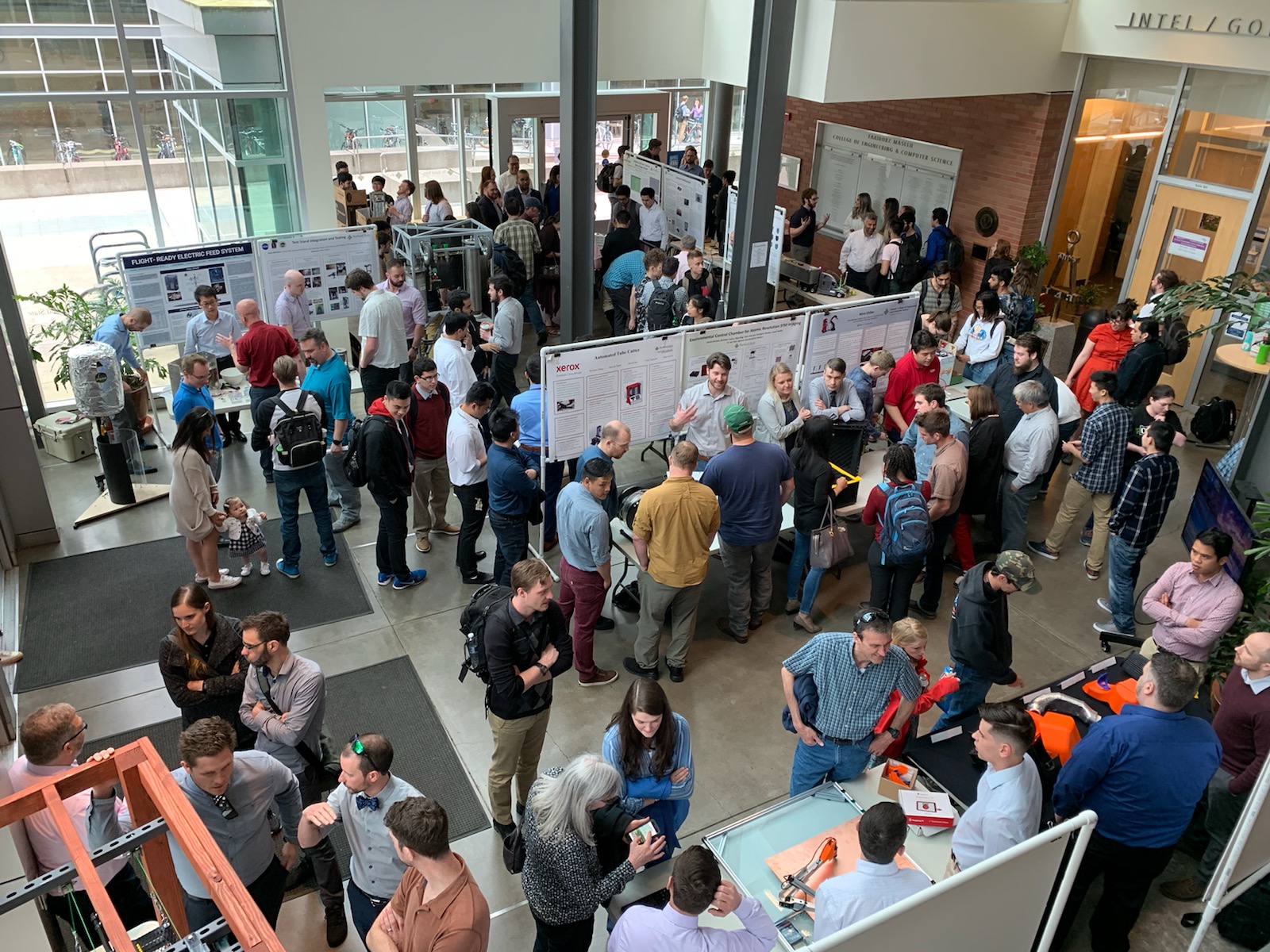 Capstone Design Fair Overhead View