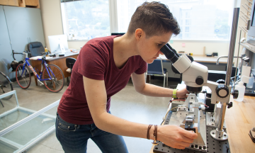 Student working in thermofluids