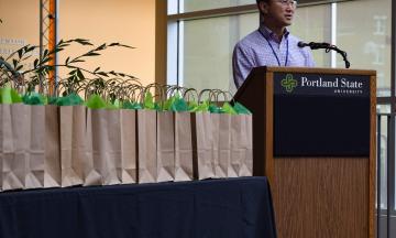 Sung with gift bags