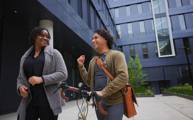 Students outside