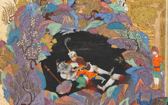 Persian miniature art.