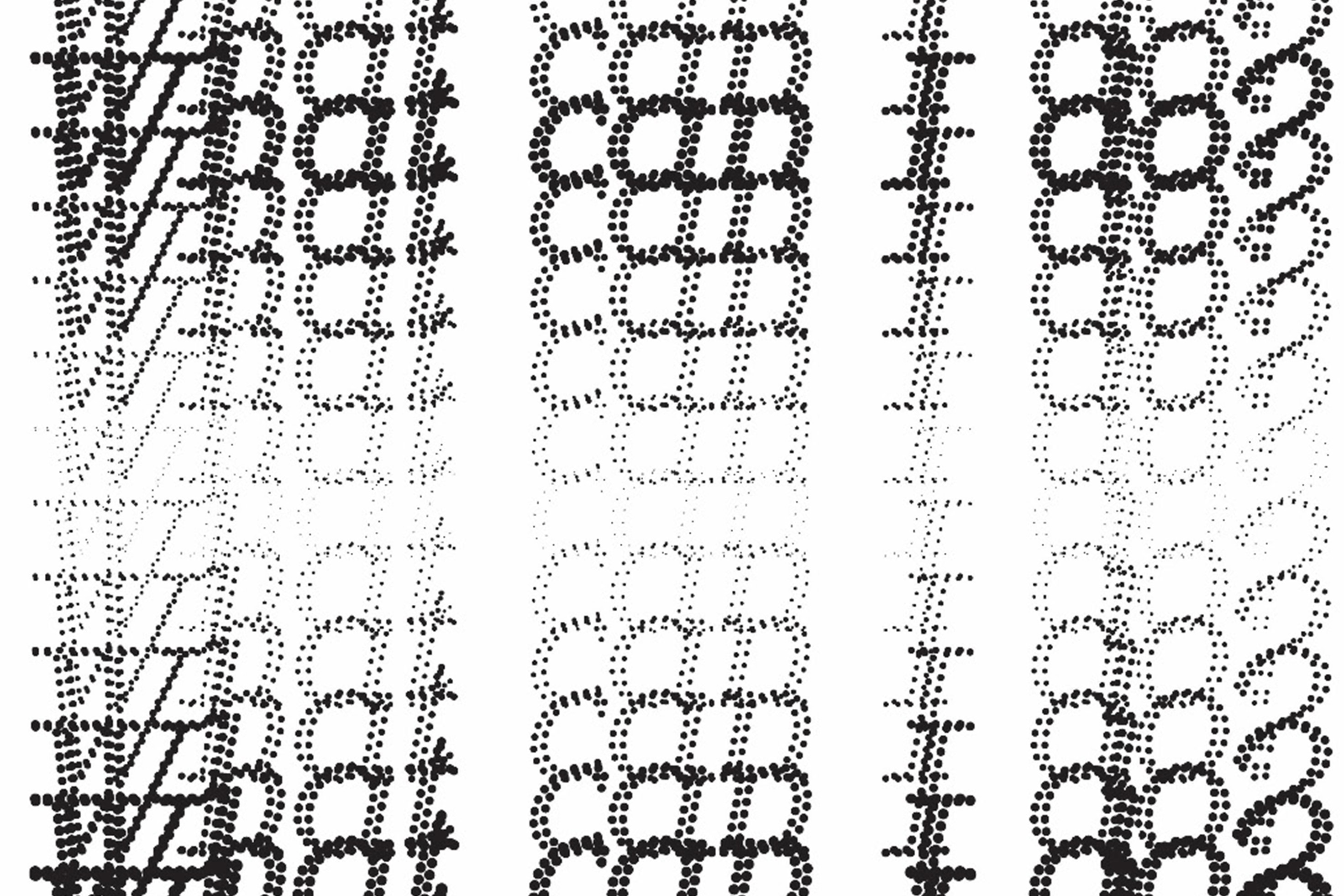 Riso print, phrase "what can I do?" is repeated multiple times