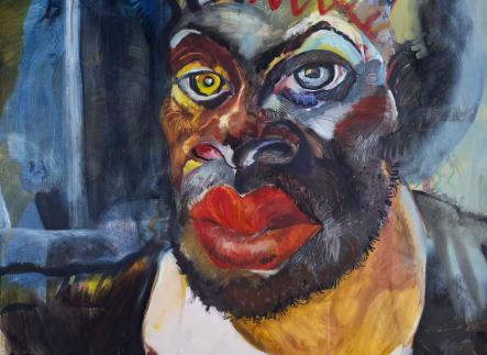 Arvie Smith: Untitled Portrait
