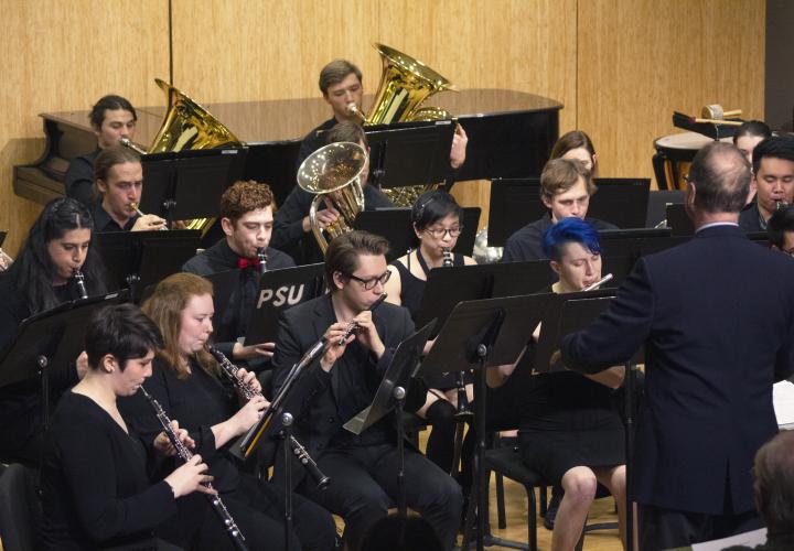 Wind Symphony in performance