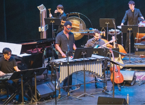 Photo of PSU jazz students performing