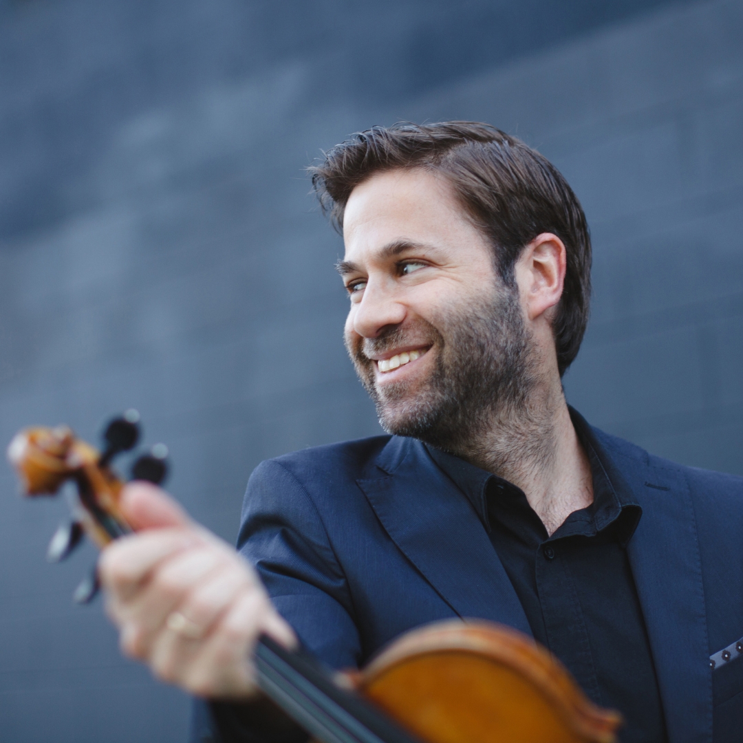 Headshot of PSU violin professor Tomás Cotik.
