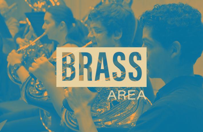 Brass students in recital