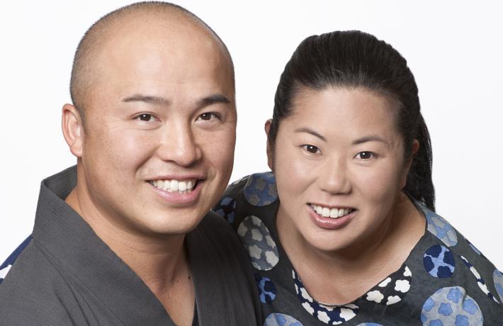 Headshot of Michelle Fujii and Toru Watanabe