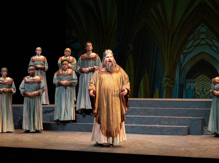 Sarastro singing in The Magic Flute