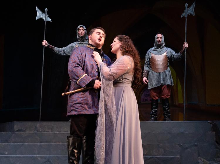 Prince Tamino and Pamina in "The Magic Flute."