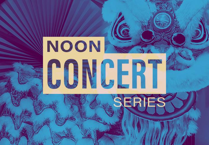 Chinese New Year lion for Noon Concert Series