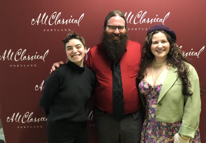 "The Magic Flute" cast members at an interview at All Classical.