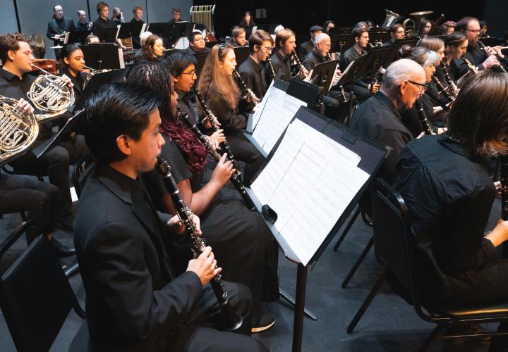 PSU Wind Symphony performing