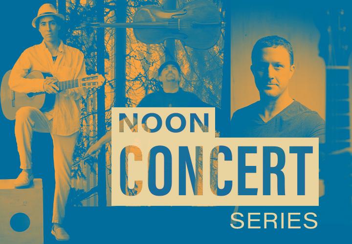 Ad for Crossroad: Cello, Guitar, and Percussion Noon Concert