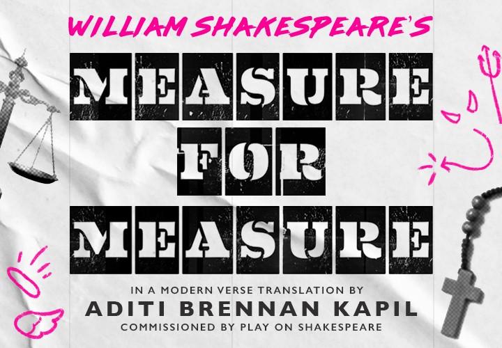 Sign for PSU Theater's production of "Measure for Measure"